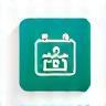 Recurring billing icon with a calendar and dollar sign